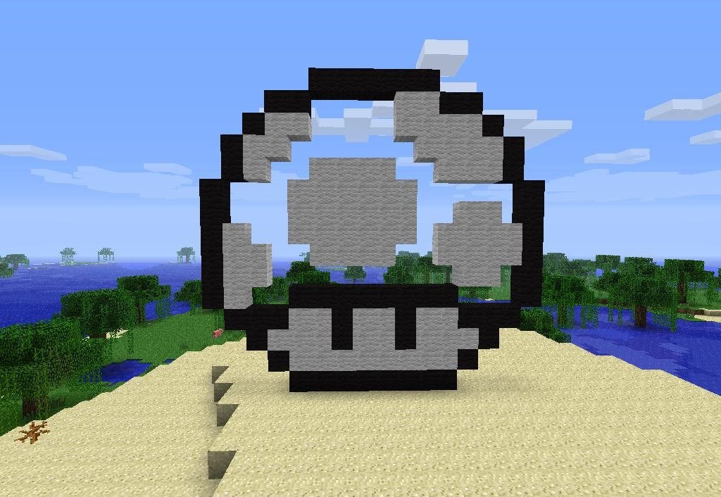 Cool Minecraft Pixel Arts How to Make Pixel Art In Minecraft Minecraft Wonderhowto