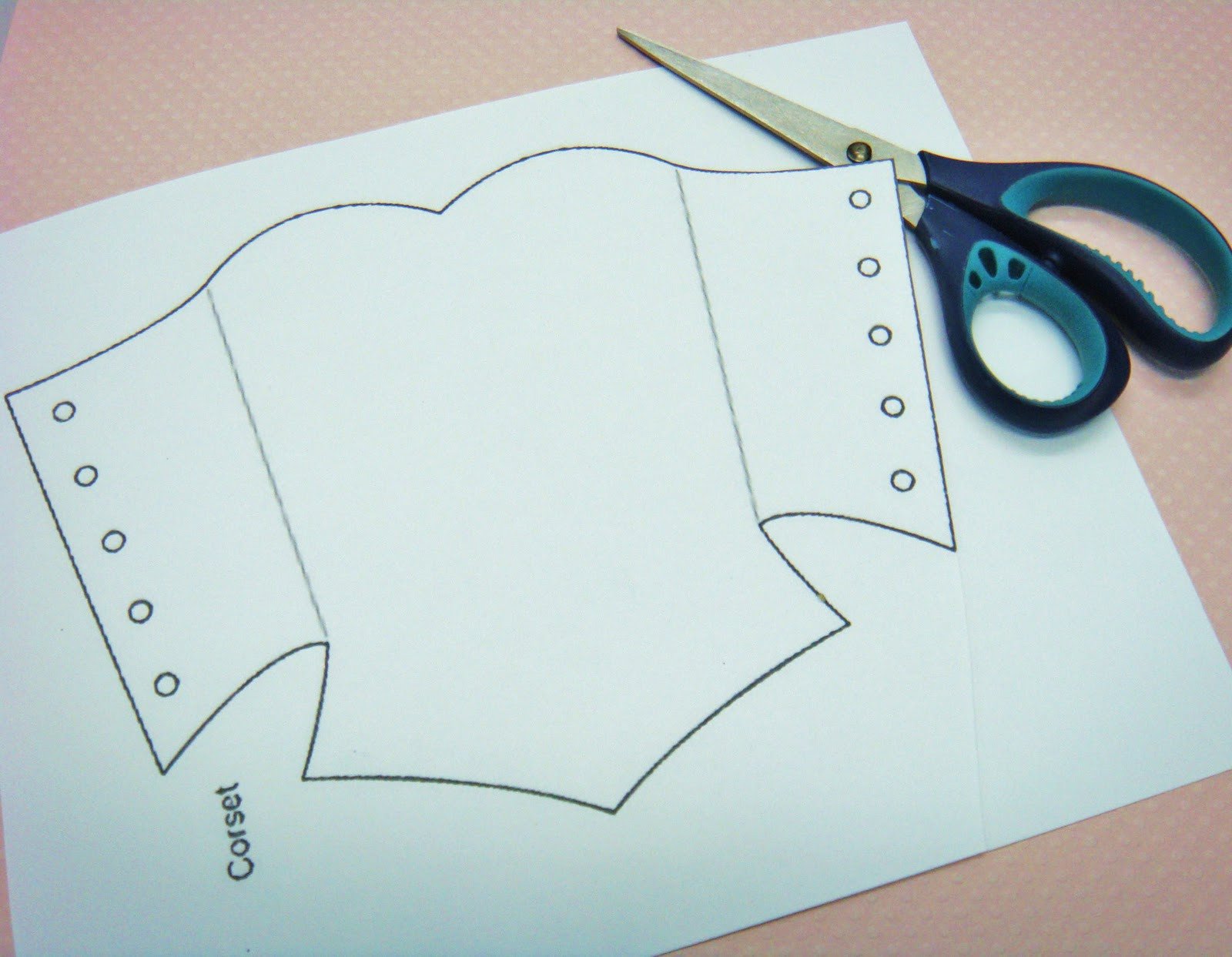 Corset Invitation Template Free Corset Template Doll Tutorials Sewing