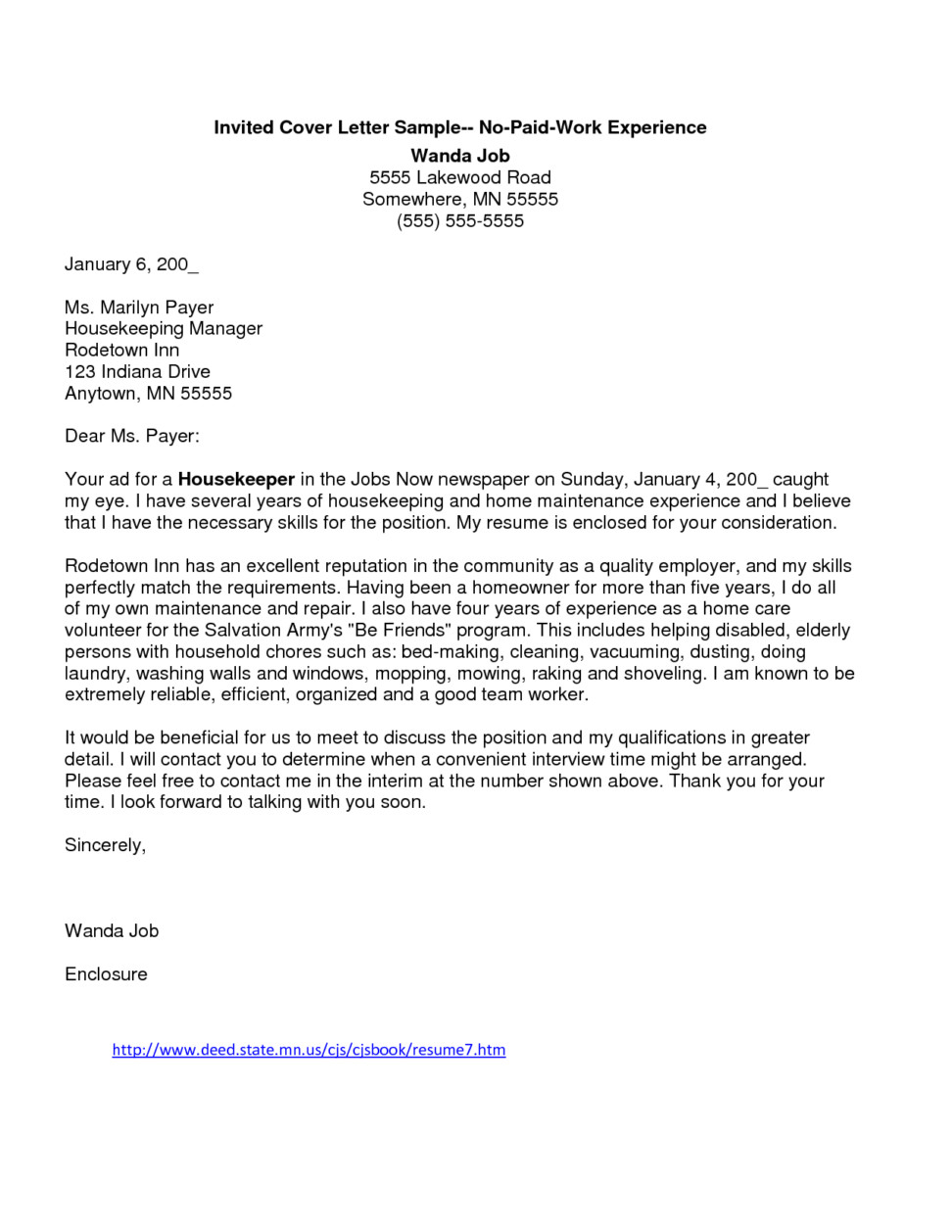 Cover Letter No Experience Sample Cover Letter for High School Student with No Work