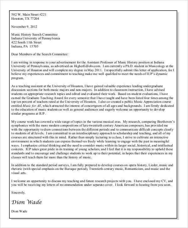 Cover Letter No Experience Teaching Cover Letter 7 Free Pdf Documents Download