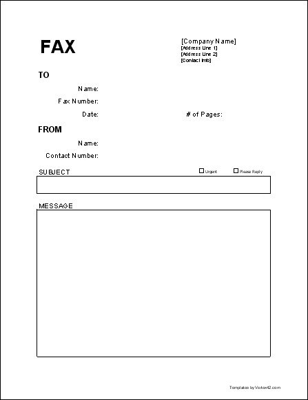 Cover Sheet Template Word Free Fax Cover Sheet Template Printable Fax Cover Sheet