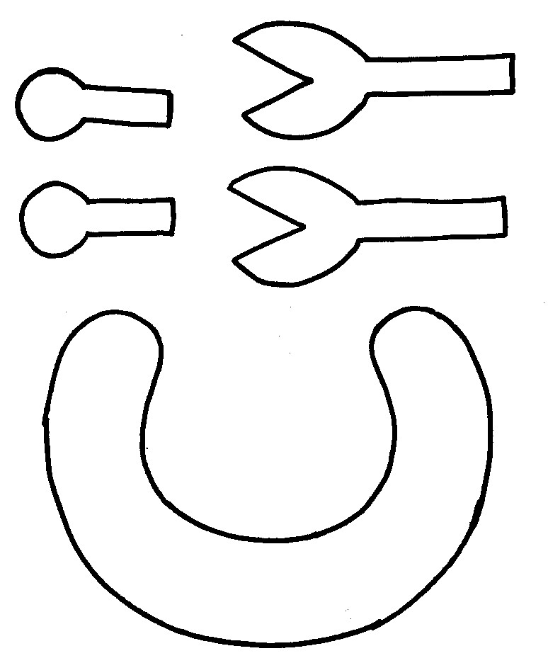 Crab Claw Template Baby Potatoes Crab Craft