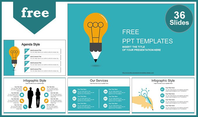 Creative Powerpoint Templates Free Creative Idea Bulb Powerpoint Template