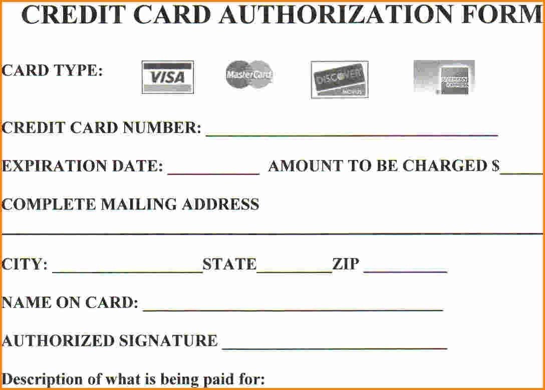 Credit Card Authorization Template 25 Credit Card Authorization form Template Free Download Credit Card Authorization Template 25 Credit Card Authorization form Template Free Download