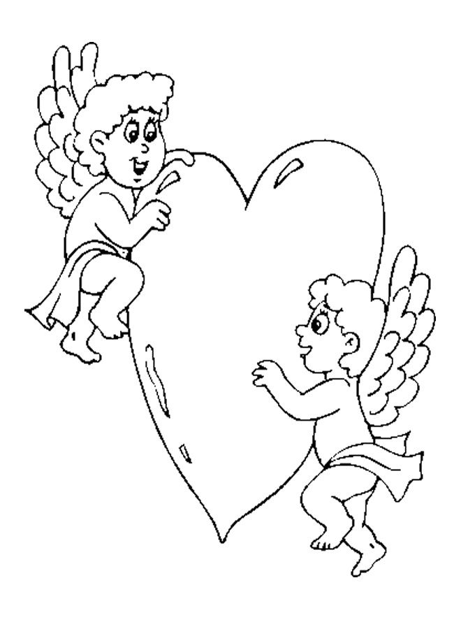 Cupid Template Printable C A Cupid Pages Coloring Pages