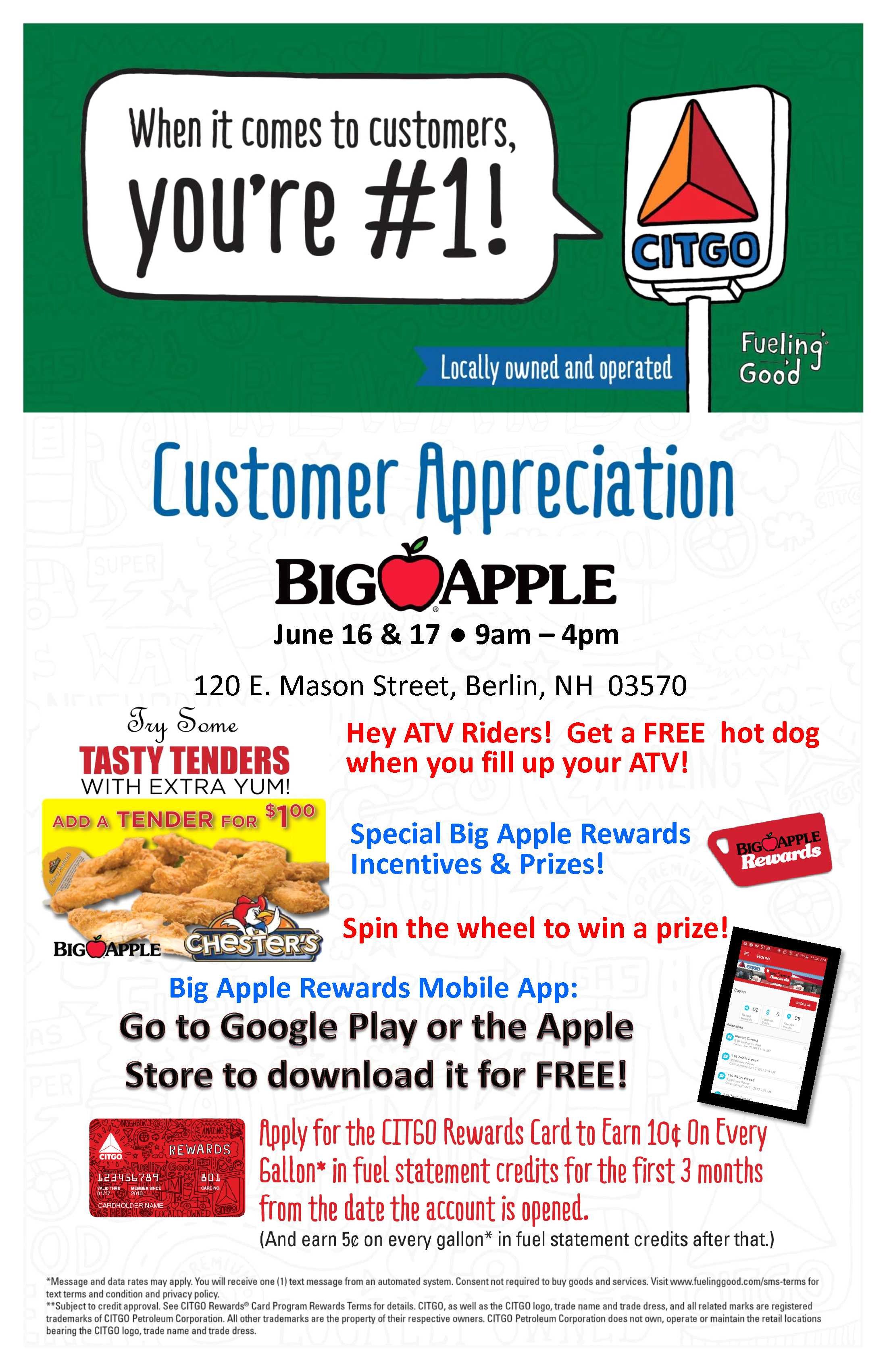 Customer Appreciation Flyer Template Customer Appreciation event Berlin Nh Cnbrown Big Apple