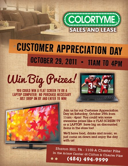Customer Appreciation Flyer Template Dream Packages On Behance