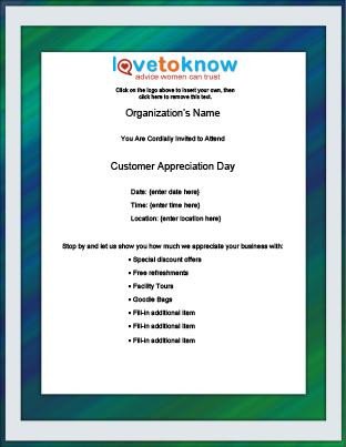 Customer Appreciation Flyer Template Free Flyer Templates
