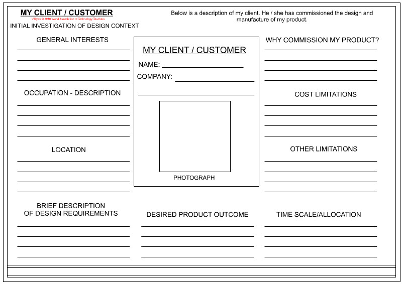 Customer Profile Template Excel 14 Design Client Profile Template Interior Design