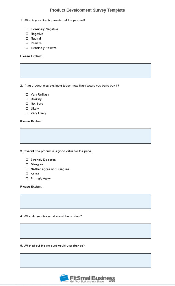 Customer Satisfaction Survey Template Word 5 Types Of Customer Satisfaction Surveys Free Templates