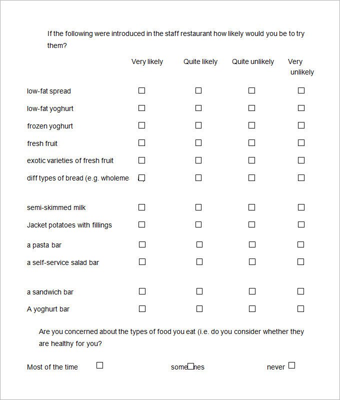 Customer Satisfaction Survey Template Word Customer Satisfaction Survey Template 11 Free Pdf Word