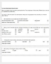 Customer Satisfaction Survey Template Word Survey Template – 211 Free Word Excel Pdf Documents