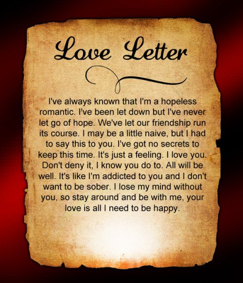 Cute Letters for Him Cute Love Letters Fro Him