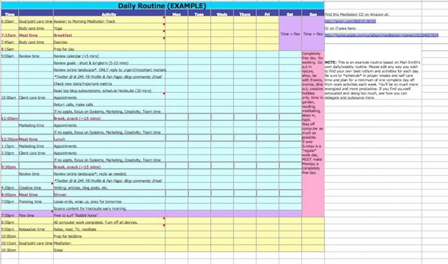 Daily Routine Schedule Template 17 Perfect Daily Work Schedule Templates Template Lab
