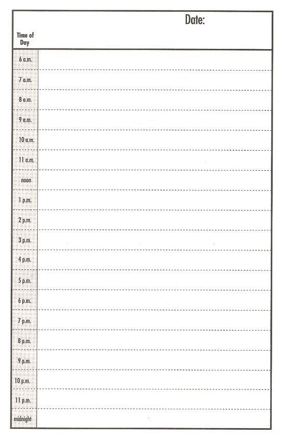 Daily Schedule Template Printable 25 Best Ideas About Daily Schedule Template On Pinterest