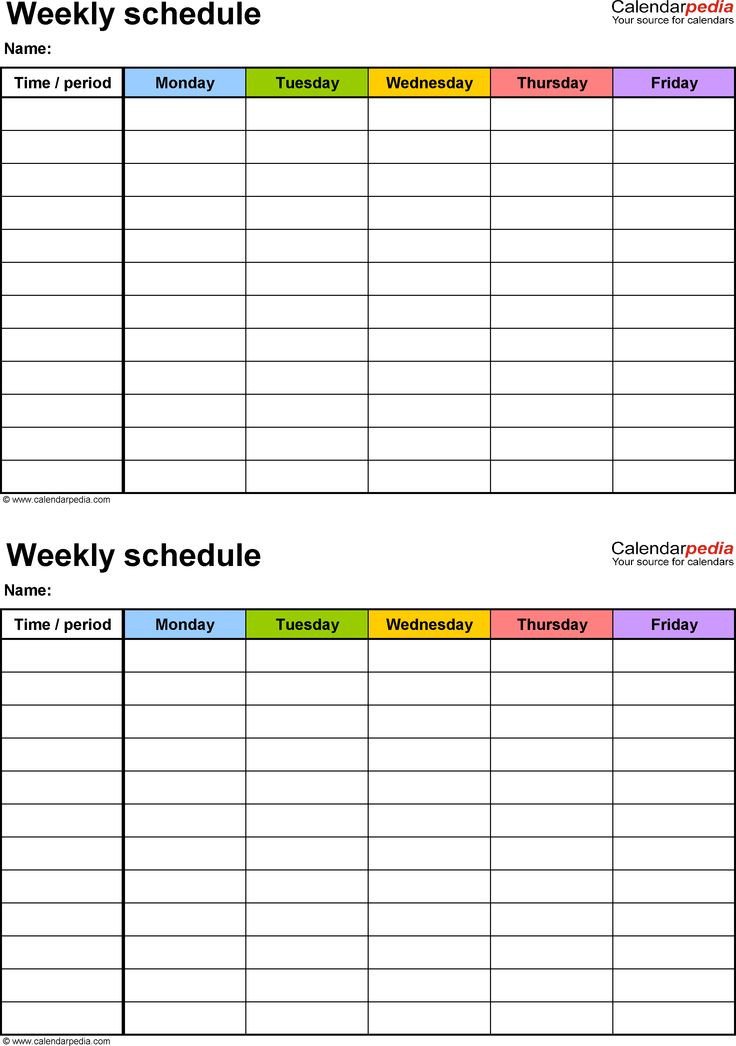 Daily Schedule Template Printable Best 25 Daily Schedule Template Ideas On Pinterest