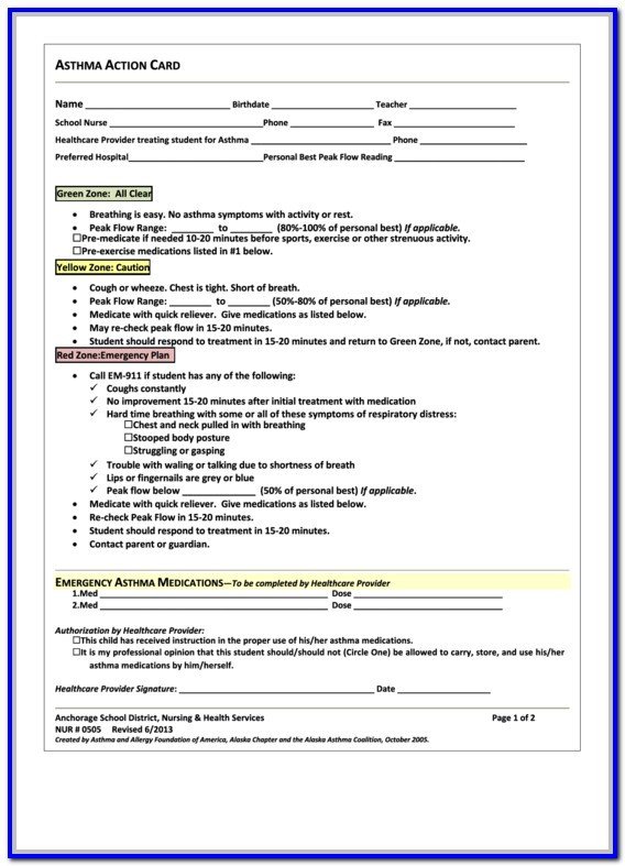 Db450 form Part C asthma Action Plan form Texas form Resume Examples