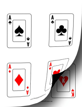 Deck Of Cards Template Printable Playing Card Deck