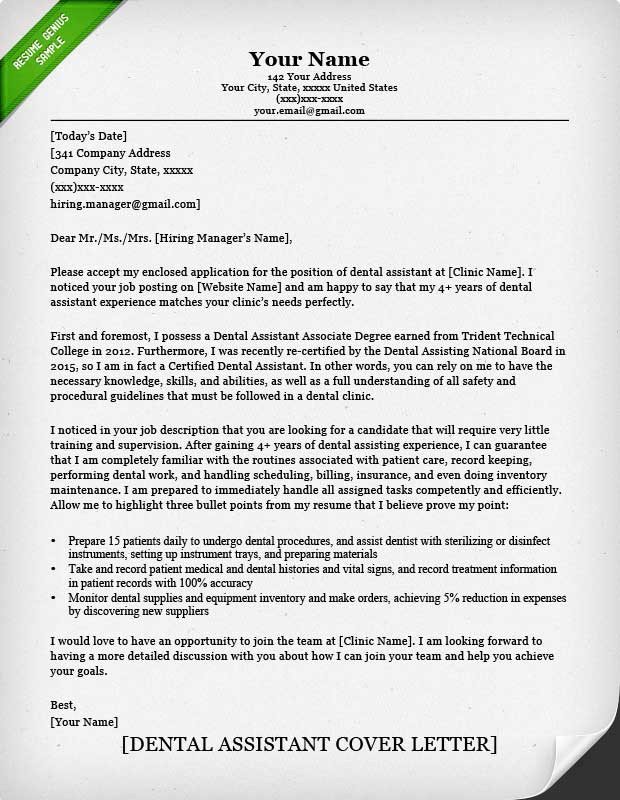 Dental assistant Resume Template Dental assistant Resume Sample & Tips
