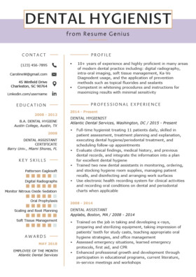 Dental assisting Resume Templates 80 Free Professional Resume Examples by Industry