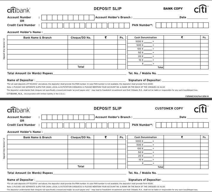 Deposit Slip Template Word 3 Bank Deposit Slip Template Excel Word and Pdf Excel Tmp