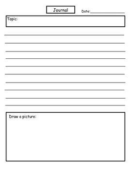 Diary Entry Template for Students Writing Journal Template and Journal topic Ideas for Kids