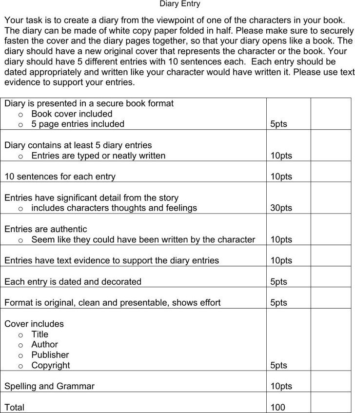 Diary Entry Template Word 5 Word Diary Templates Free Download