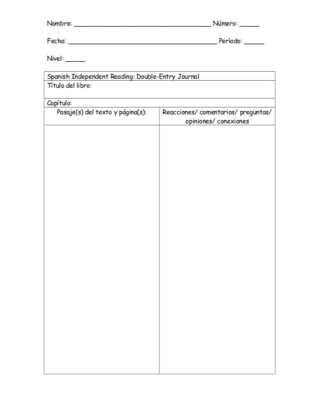 Diary Entry Template Word Double Entry Journal Template
