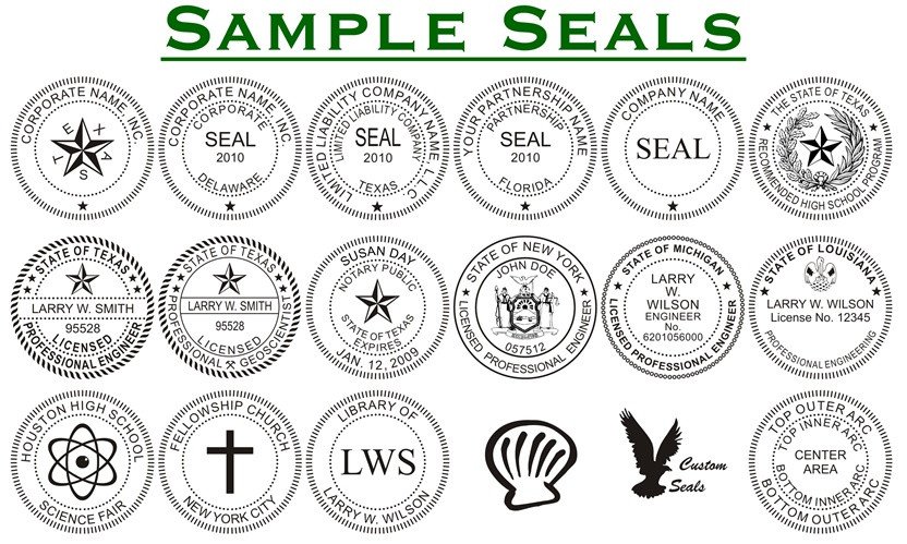 Digital Corporate Seal Template Corporate Seal Stamp Template Clip Showserogon