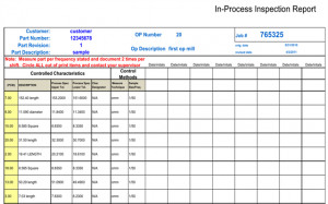 Dimensional Inspection Report Template Documentation