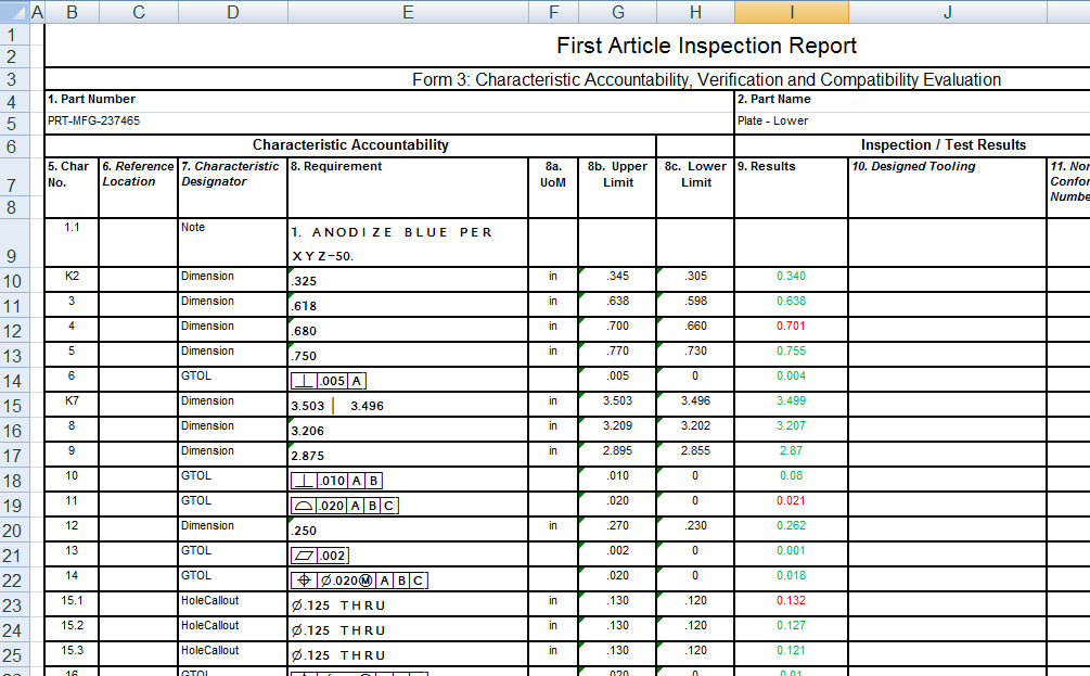 Dimensional Inspection Report Template solidworks Partner Profile Inspectionxpert