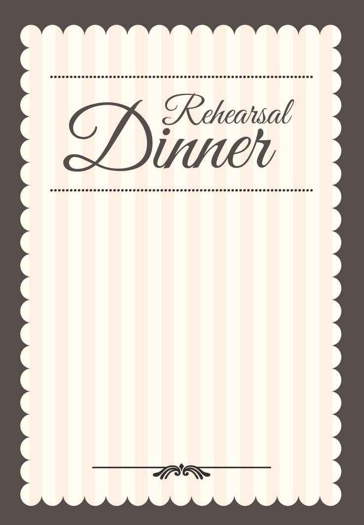 Dinner Party Invitation Templates Stamped Rehearsal Dinner Free Printable Rehearsal Dinner