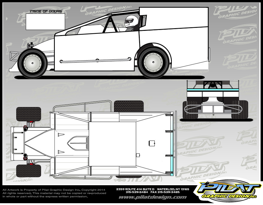 Dirt Late Model Body Template Resources