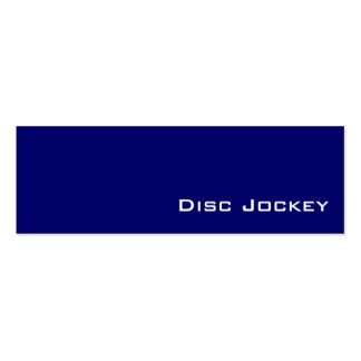 Disc Jockey Business Card Navy Ficer Business Cards &amp; Templates