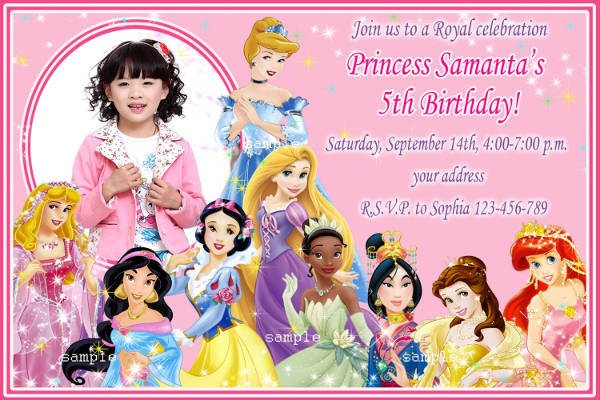 Disney Princess Invitation Template 11 Disney Invitation Designs &amp; Templates Psd Ai