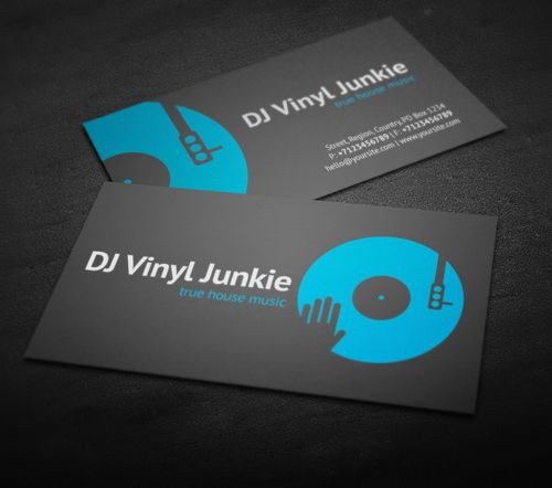 Dj Business Card Template Best 25 Dj Business Cards Ideas On Pinterest