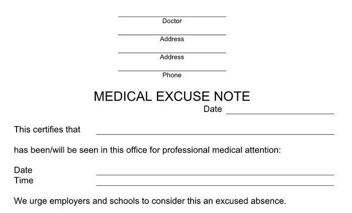 Doctors Note for School Template Download Our Free Doctor Note Templates &amp; Examples if You
