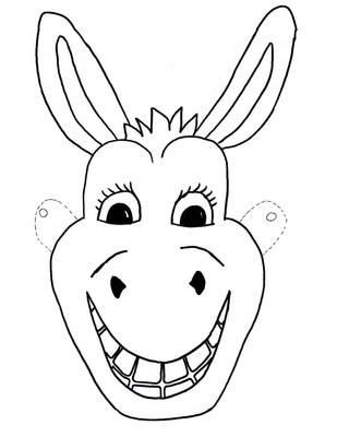 Donkey Mask Template Best 25 Donkey Mask Ideas On Pinterest