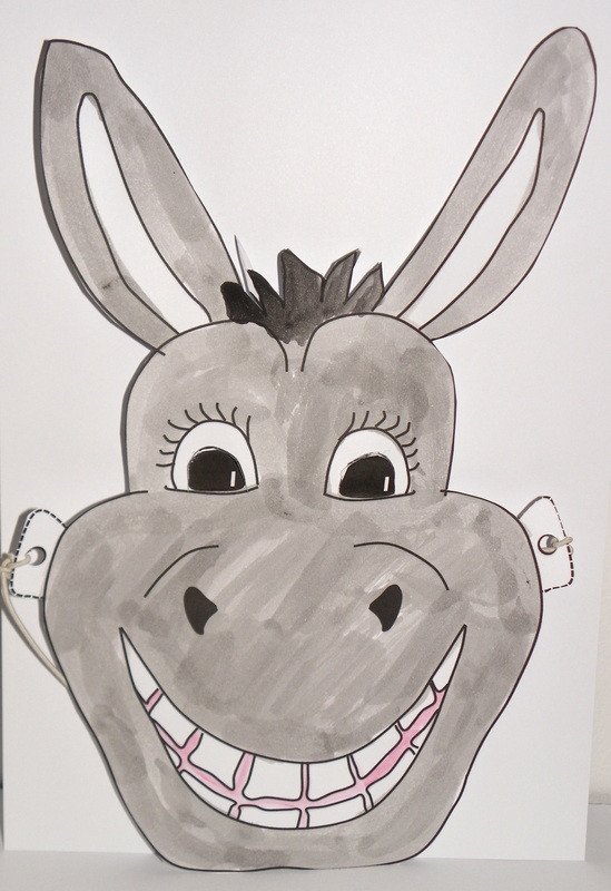 Donkey Mask Template Donkey Mask