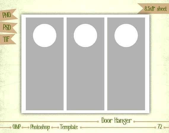 Door Hanger Template Psd Door Hangers by Hanger Designs Psd Free Design Template