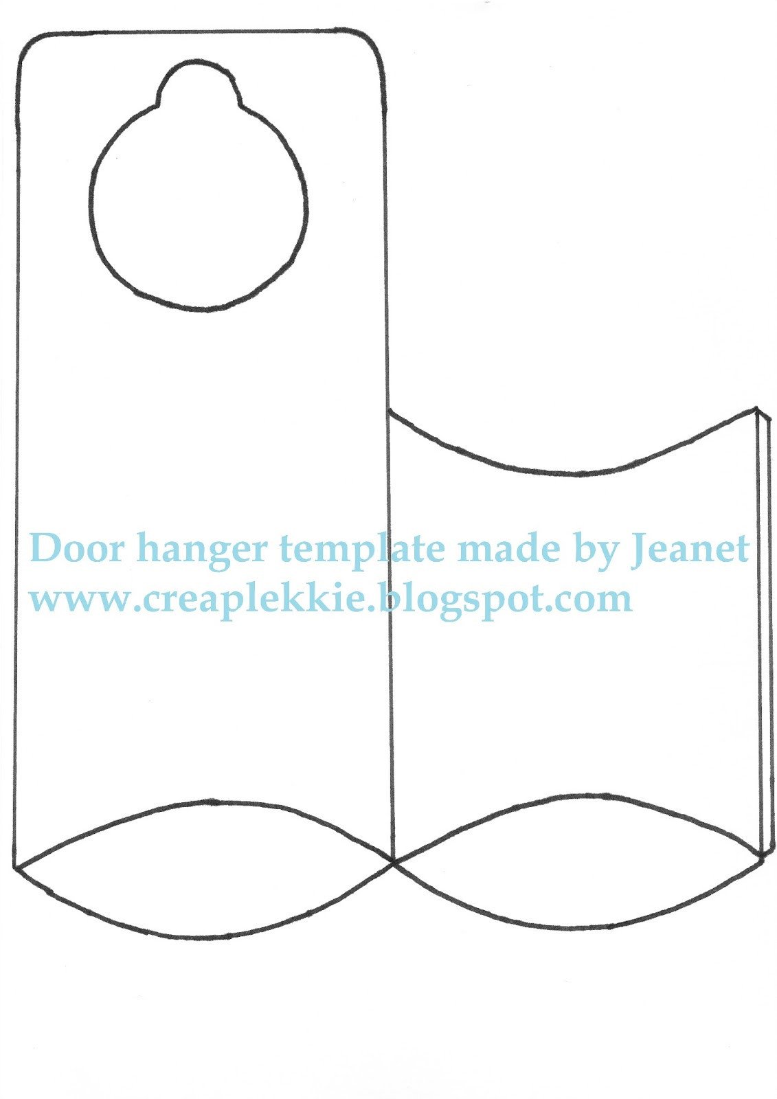 Door Knob Hanger Template Whiff Of Joy Tutorials &amp; Inspiration Door Hanger Template