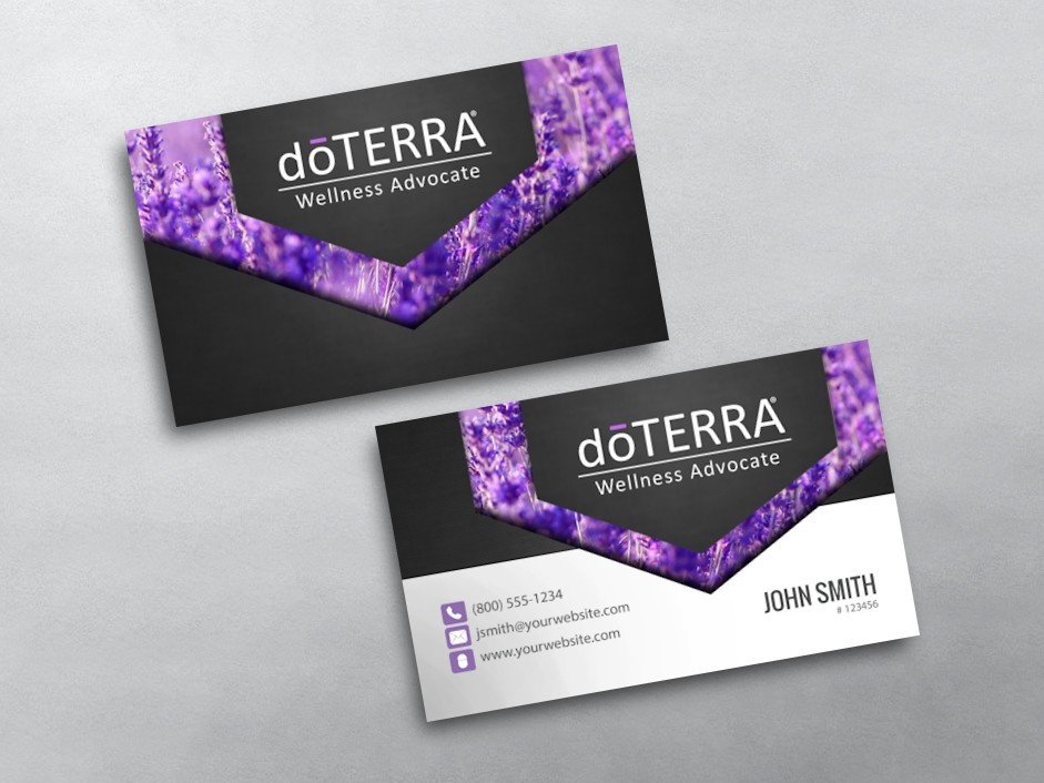 Doterra Business Card Template Doterra Business Cards