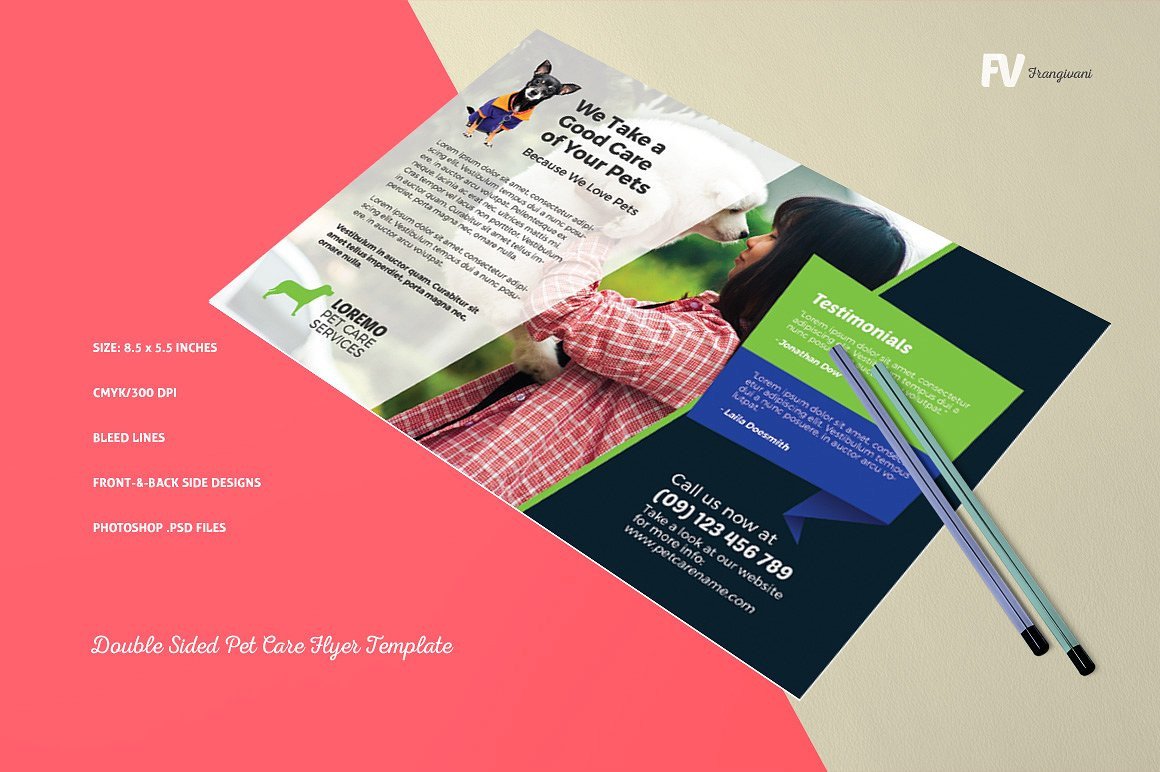 Double Sided Brochure Template 16 Double Sided Flyers Word Psd Ai Eps Vector