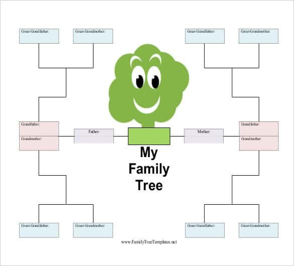 Download Family Tree Template Simple Family Tree Template 27 Free Word Excel Pdf