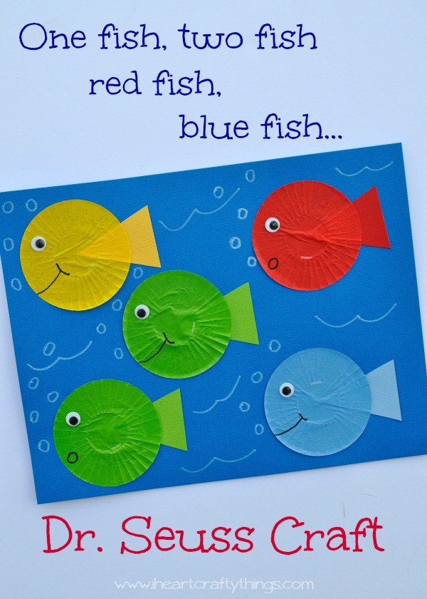 Dr Seuss Fish Template 31 Days Of Read Alouds E Fish Two Fish Red Fish Blue