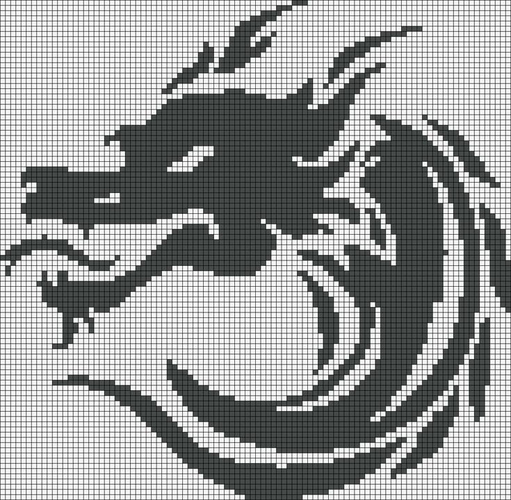 Dragon Pixel Art Grid Pinterest • the World’s Catalog Of Ideas
