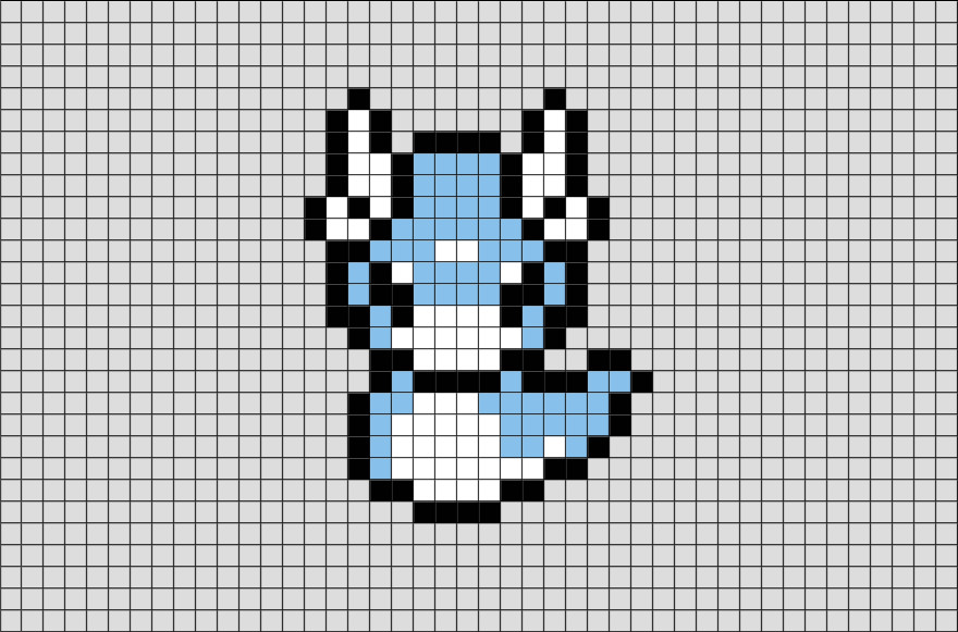 Dragon Pixel Art Grid Pokemon Dragon Pixel Art Grid Pokemon