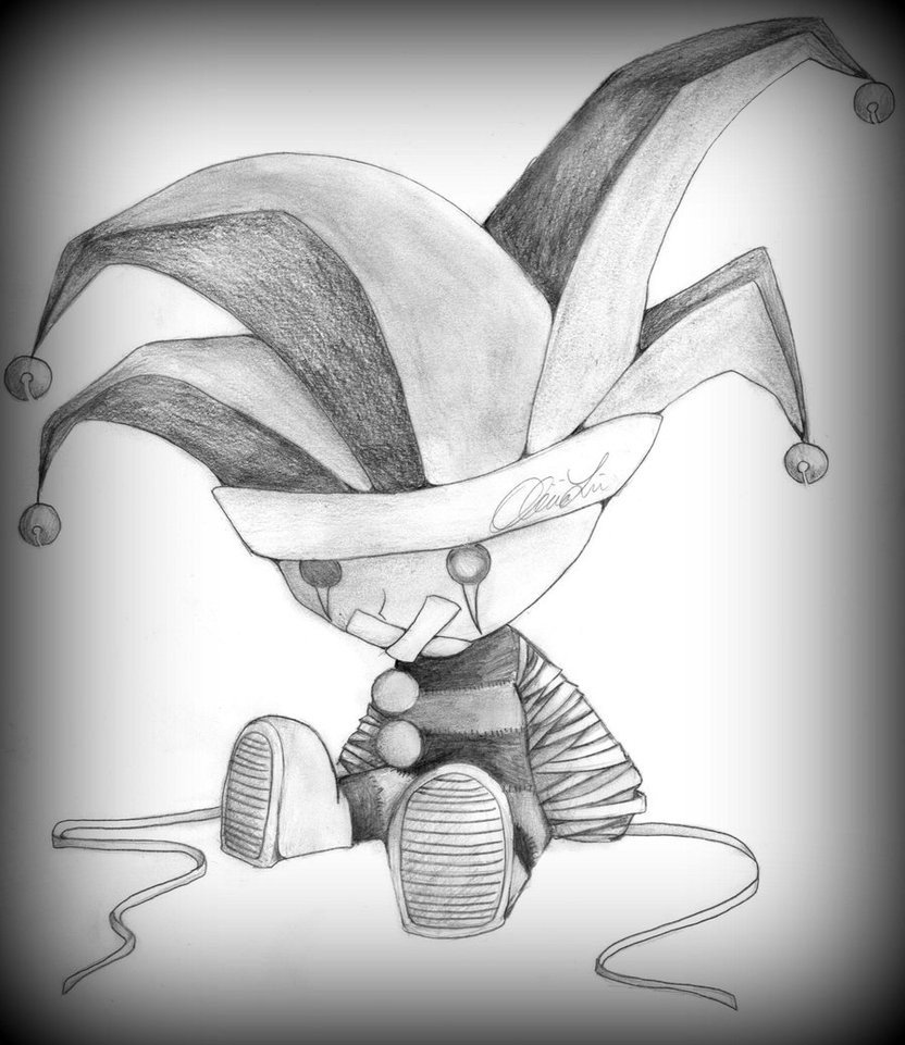 Drawing Pictures Of Love Sad Jester by Oliviadoodly On Deviantart