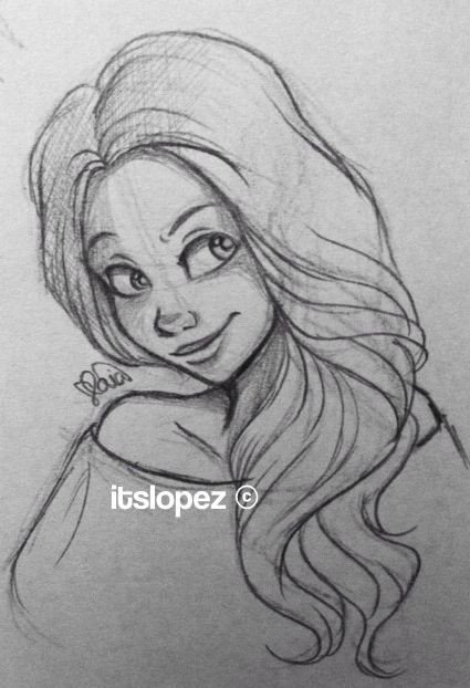 Drawn Pictures Of Girls 17 Best Images About Itslopez On Pinterest