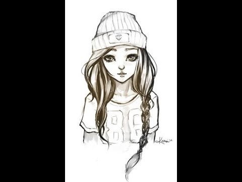 Drawn Pictures Of Girls How to Draw Beautiful Girl Easy
